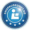 This image shows the logo of shopauskunft  - sedruck reviews at shopauskunft